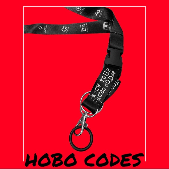 HP🎉🆕Limited Edition 2-in-1 Lanyard; detachable; “KNOW YOUR HOBO CODES” - Picture 4 of 15
